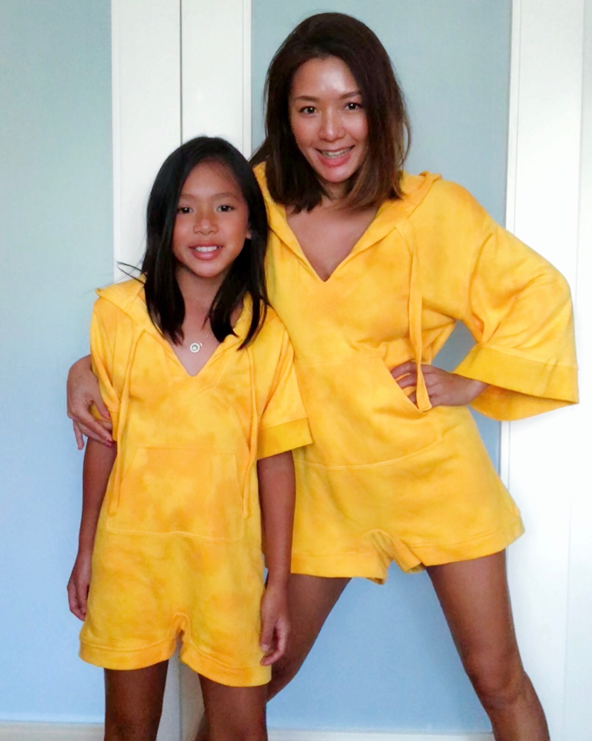 STYLEGAL mango tie-die sweat hoodie jumpsuit KIDS & MUMS