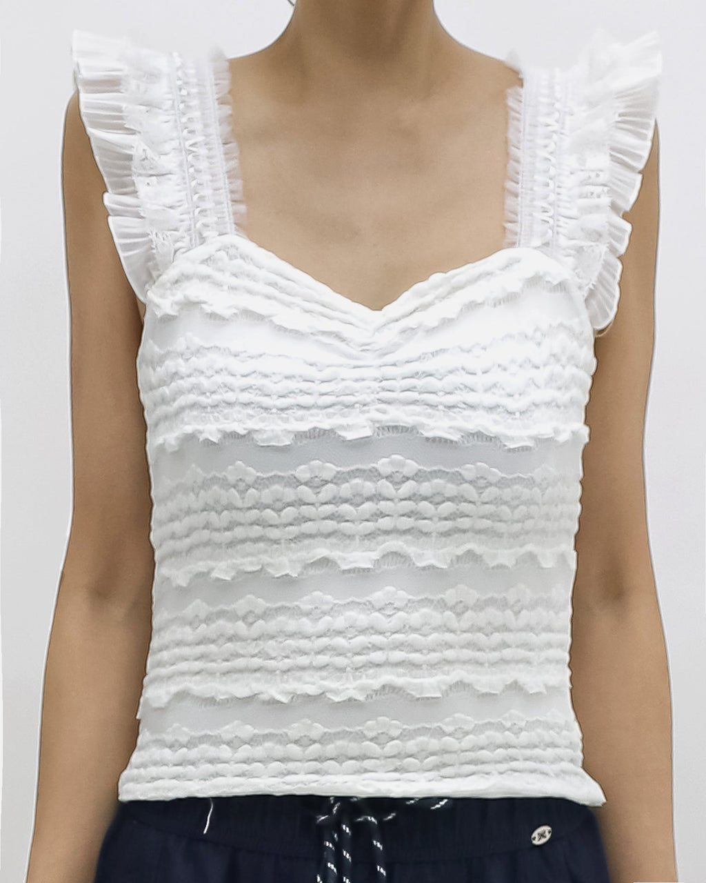 ivory lace vest *pre-order*