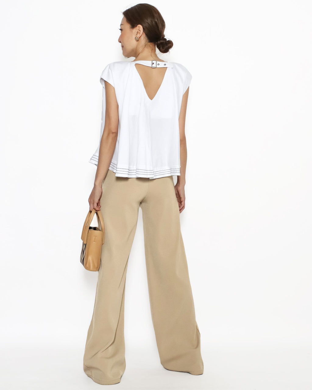 ivory flare sleeves shirt *pre-order*