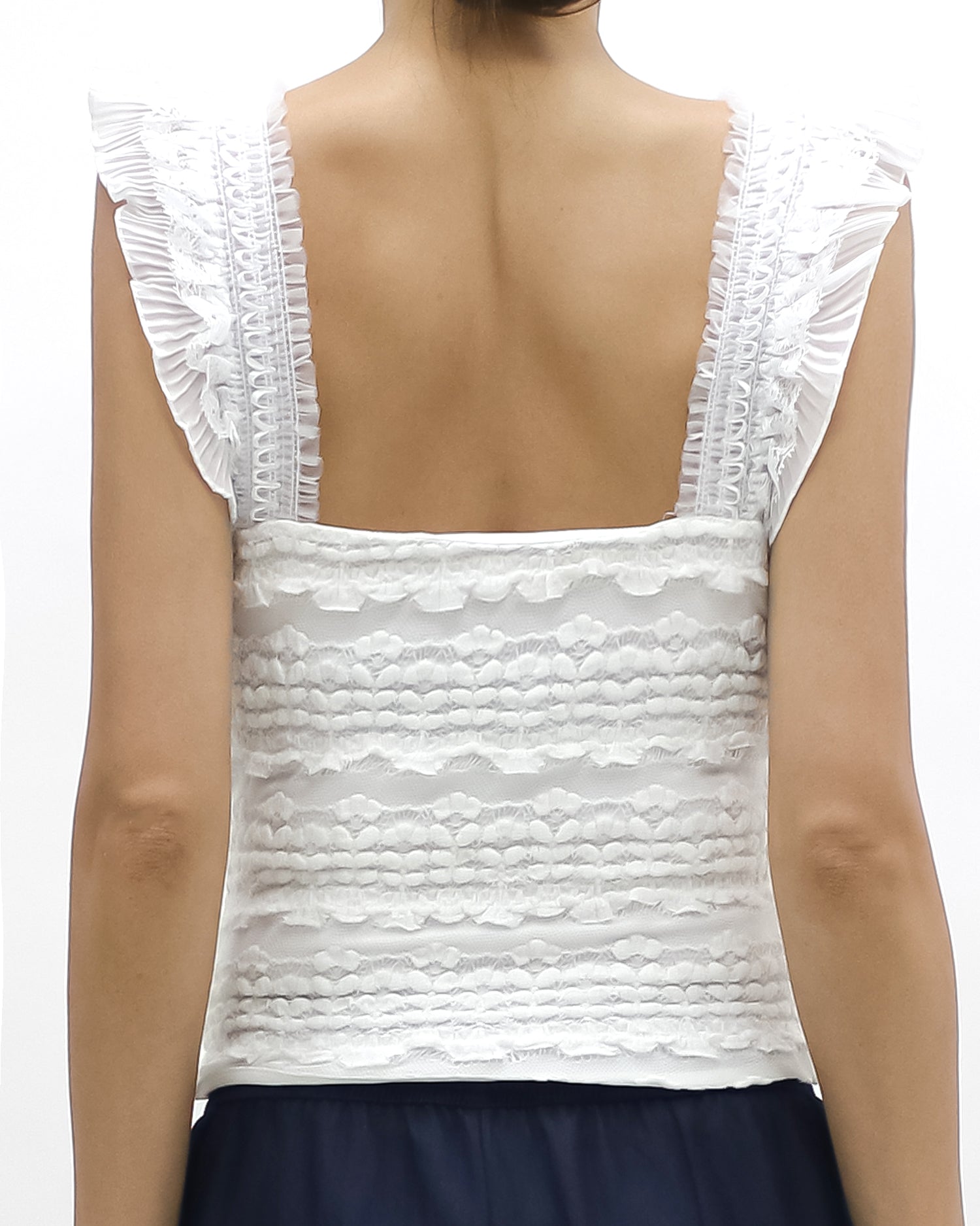ivory lace vest *pre-order*