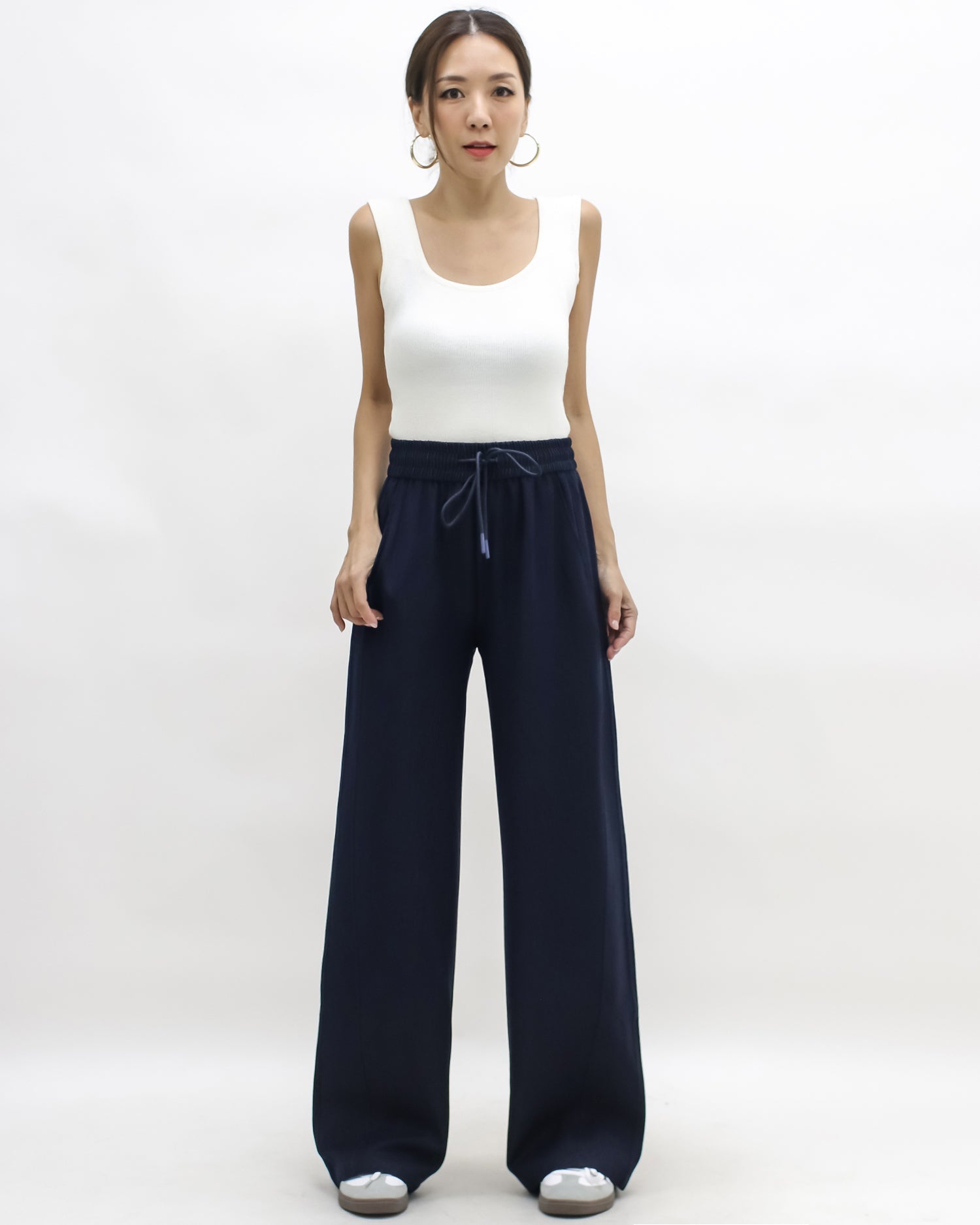 indigo denim straight leg pants *pre-order*