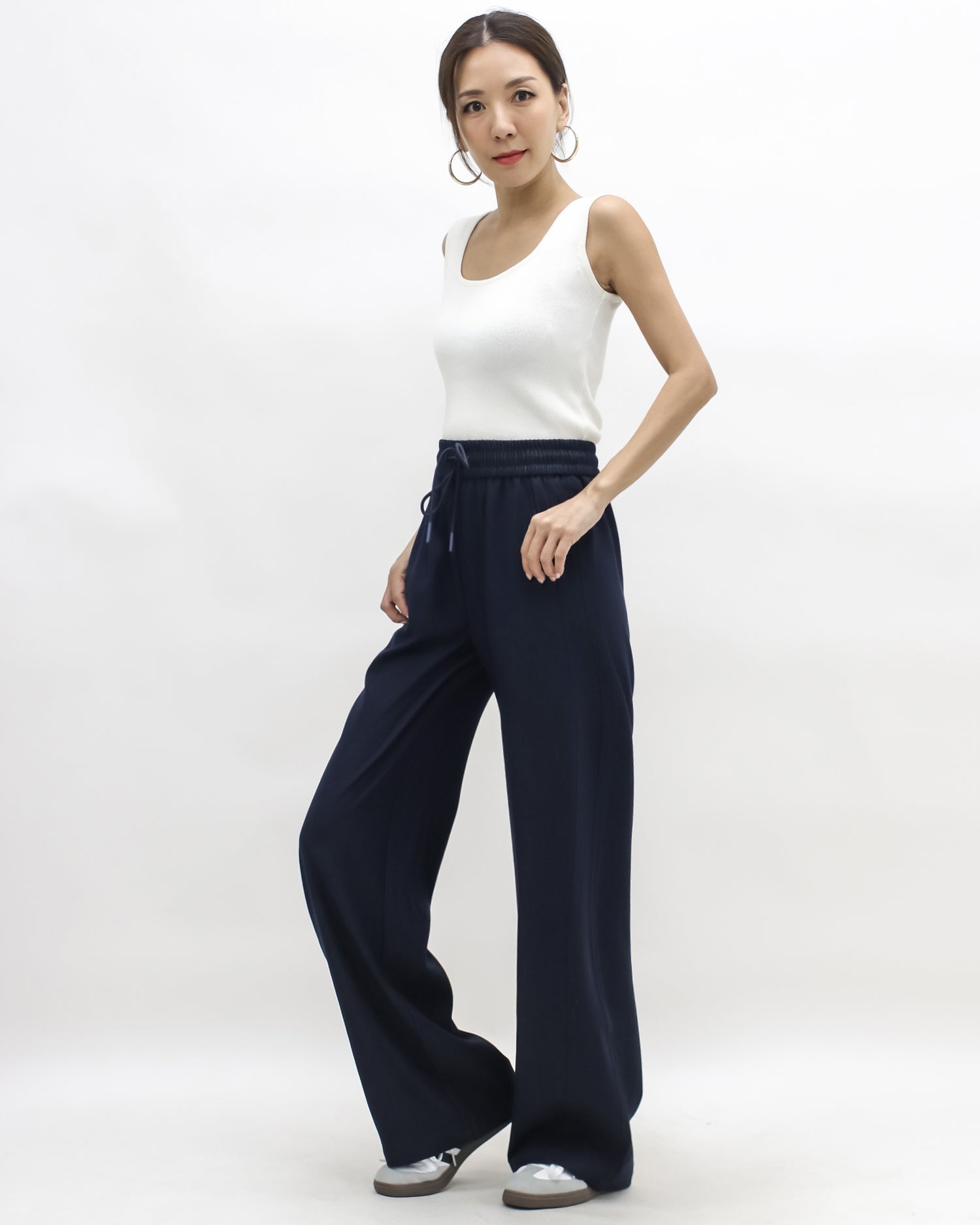 indigo denim straight leg pants *pre-order*