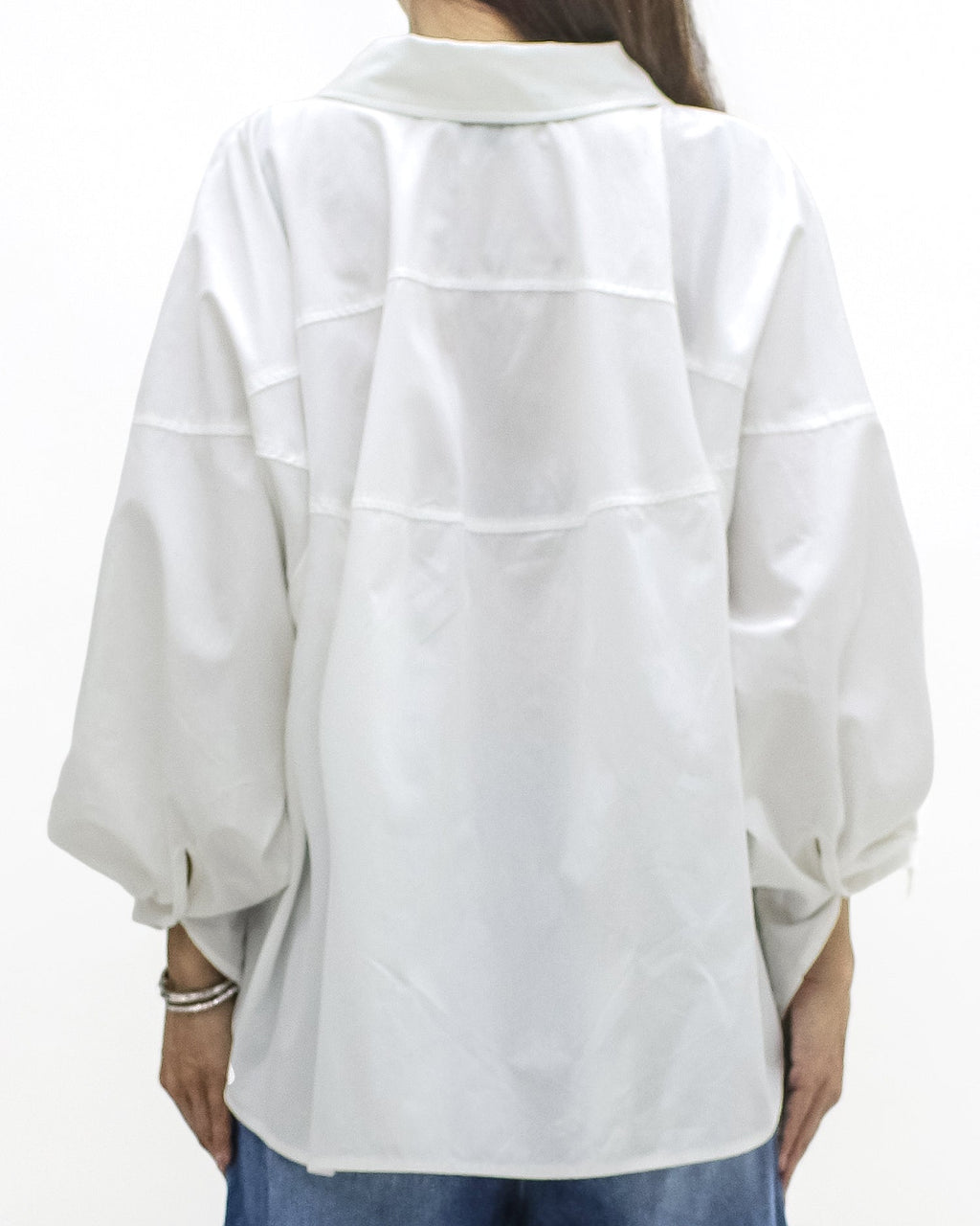 ivory button sleeves shirt *pre-order*