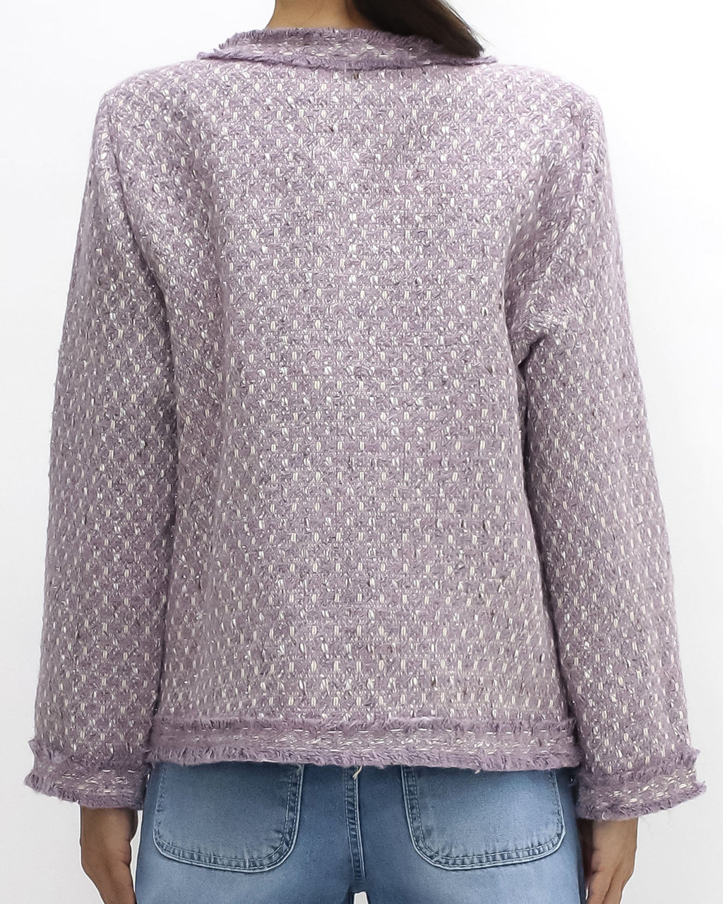 lilac luxe tweed jacket *pre-order*