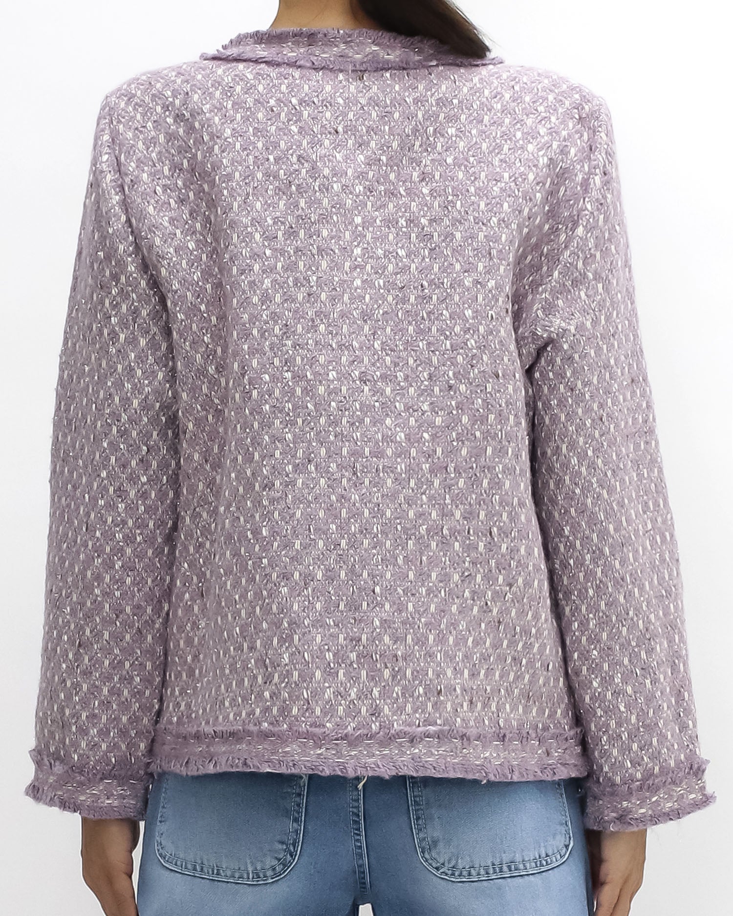 lilac luxe tweed jacket *pre-order*