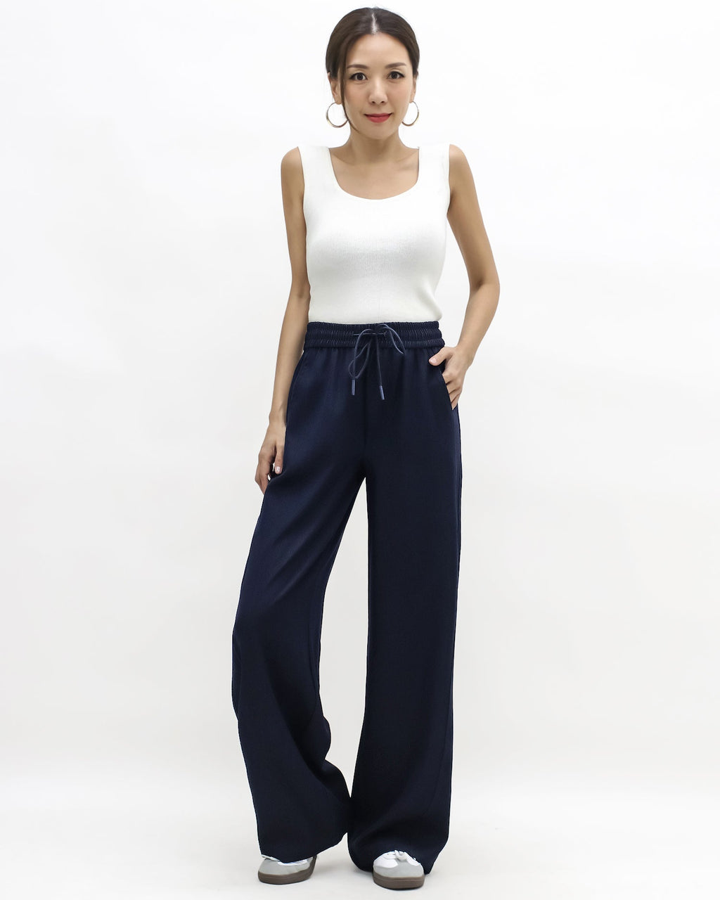 indigo denim straight leg pants *pre-order*