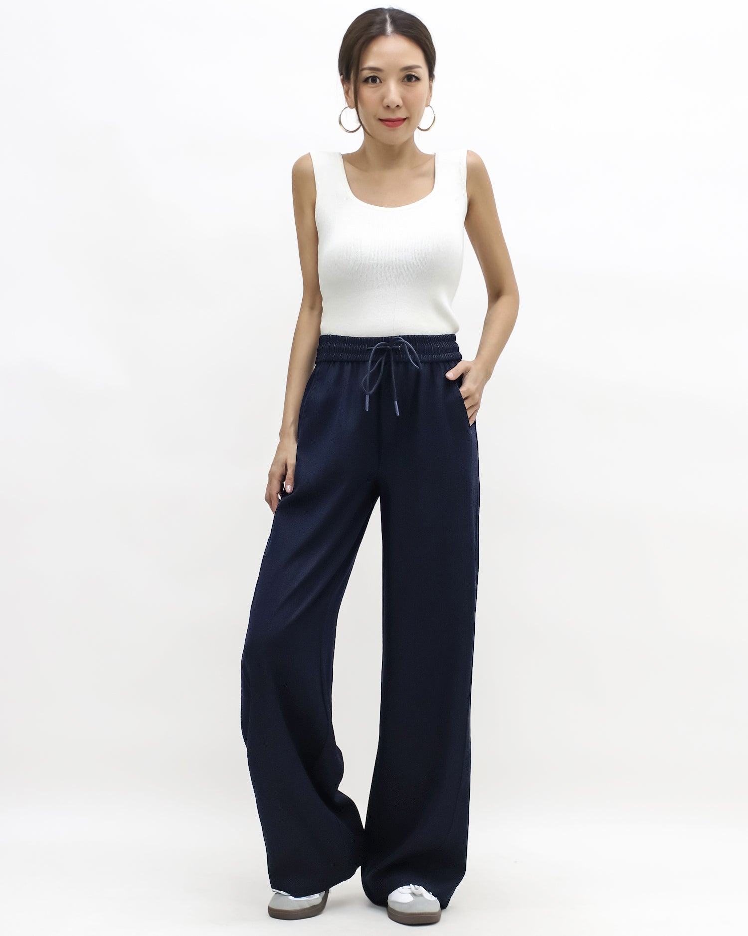 indigo denim straight leg pants *pre-order*