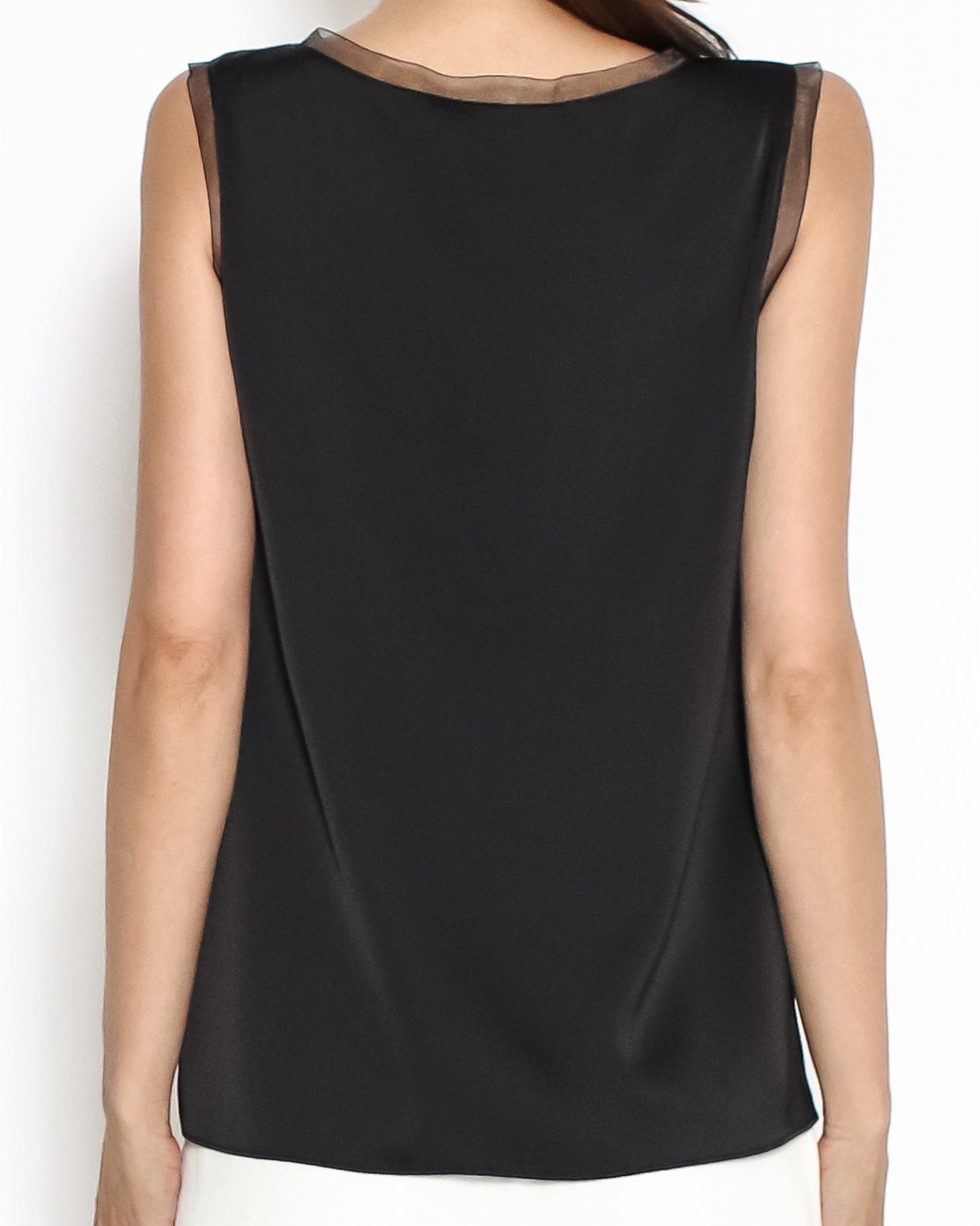 black mesh hem vest *pre-order*