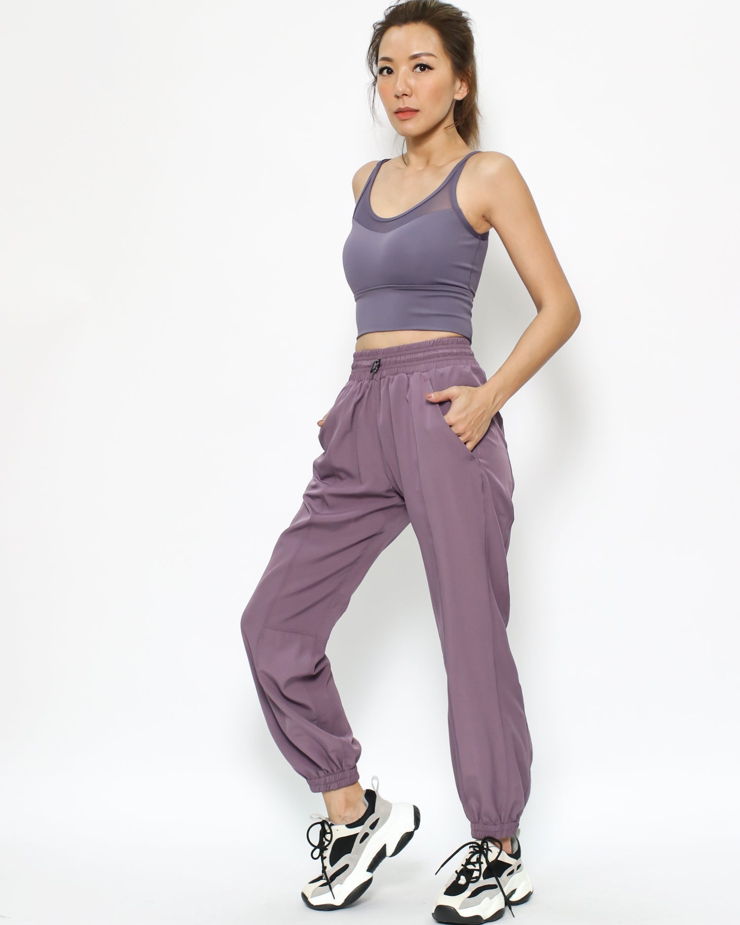 purple sports joggers *pre-order*