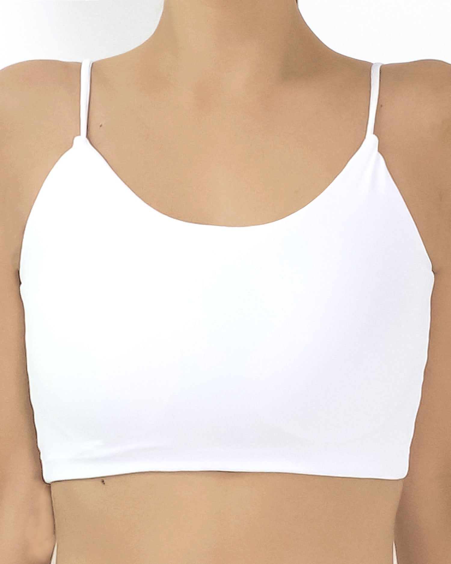 ivory twisted low back bra *pre-order*