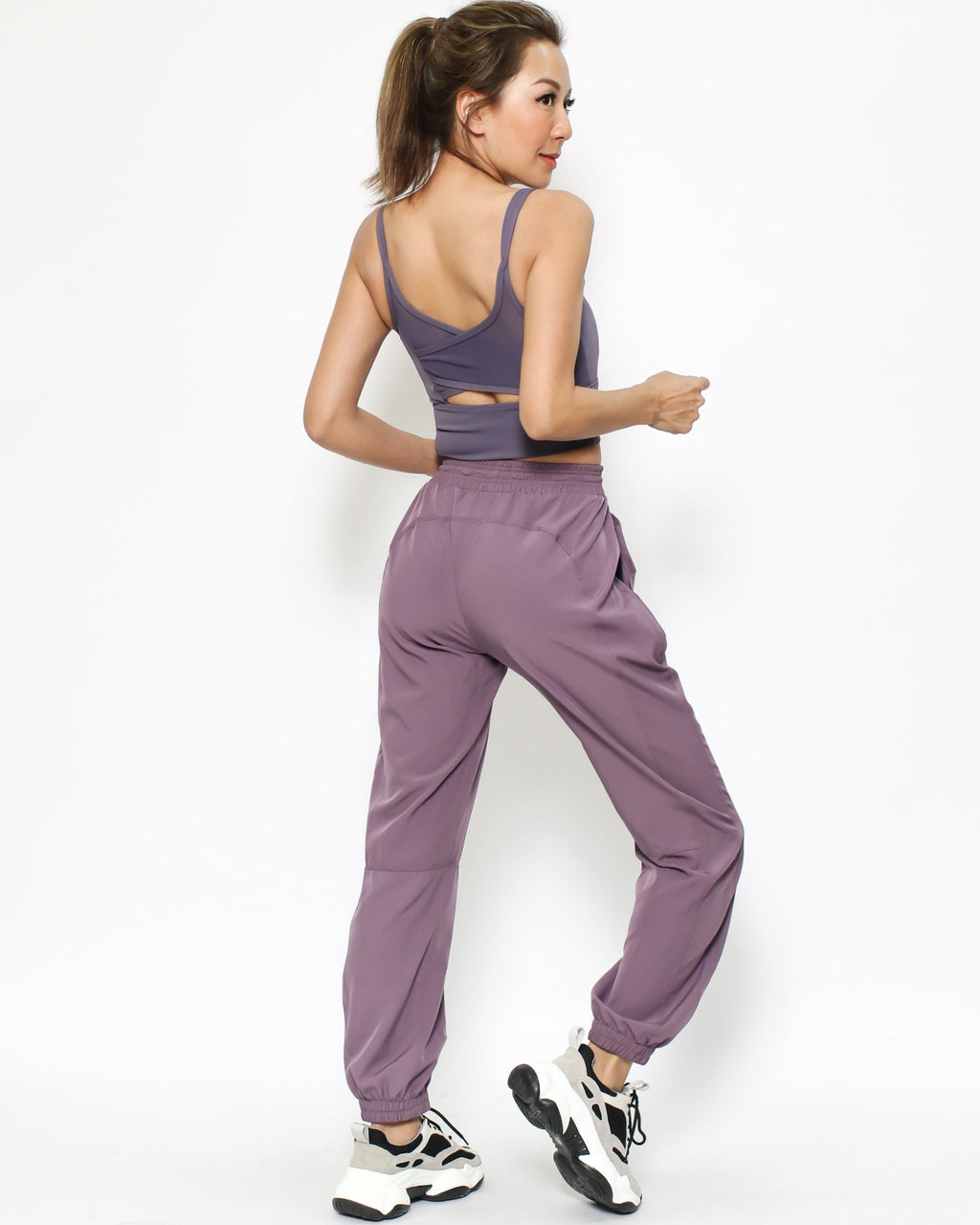 purple sports joggers *pre-order*