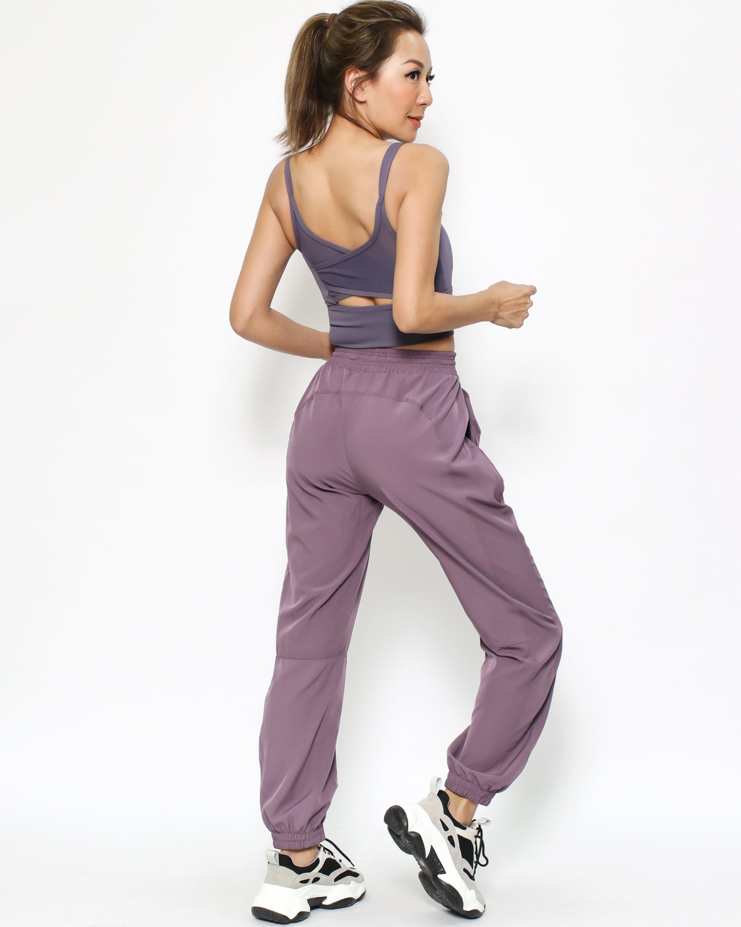 purple sports joggers *pre-order*