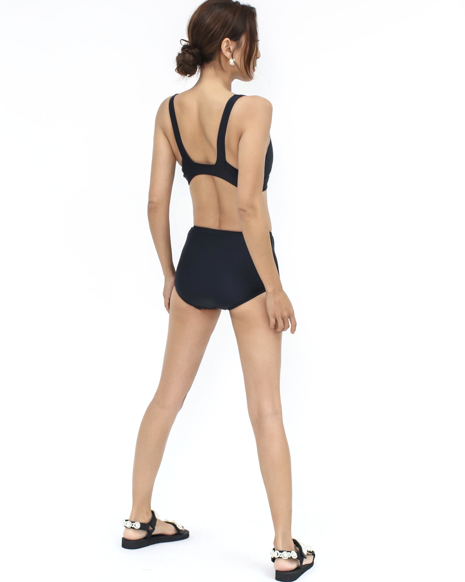 black top & high waist bottom swimwear *pre-order*