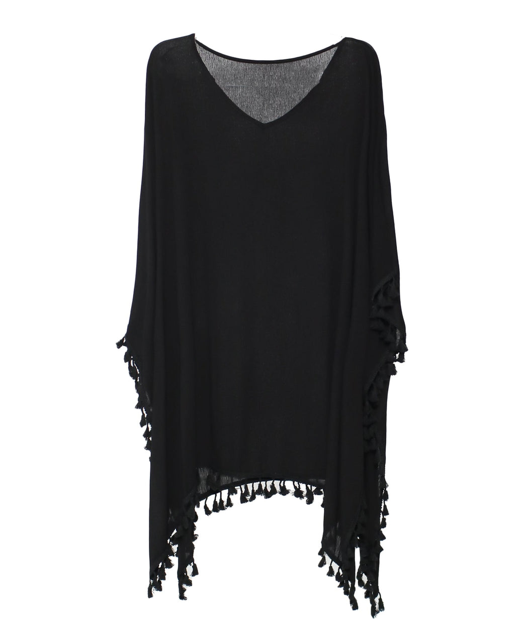 black tassels cover up dress *pre-order*