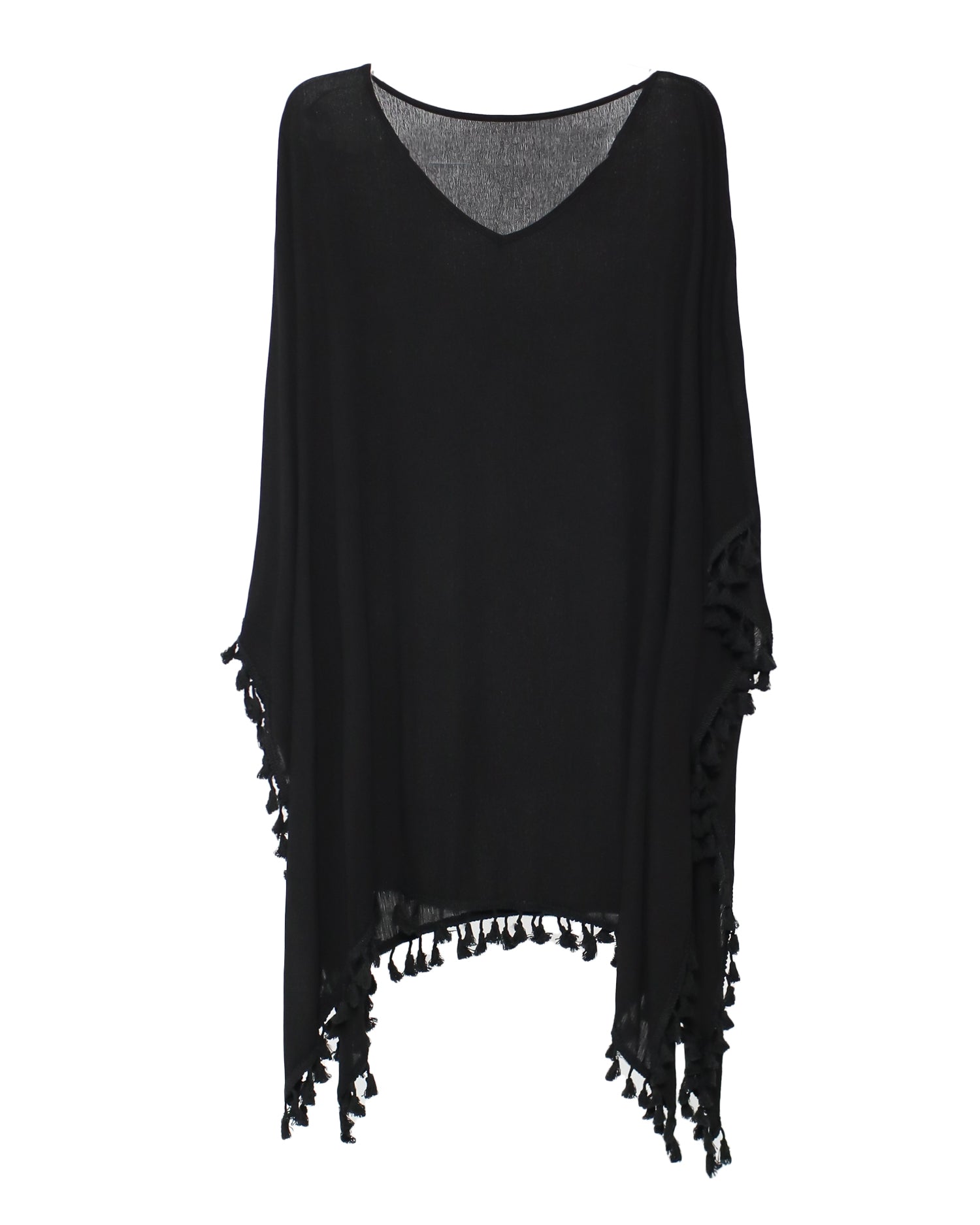 black tassels cover up dress *pre-order*