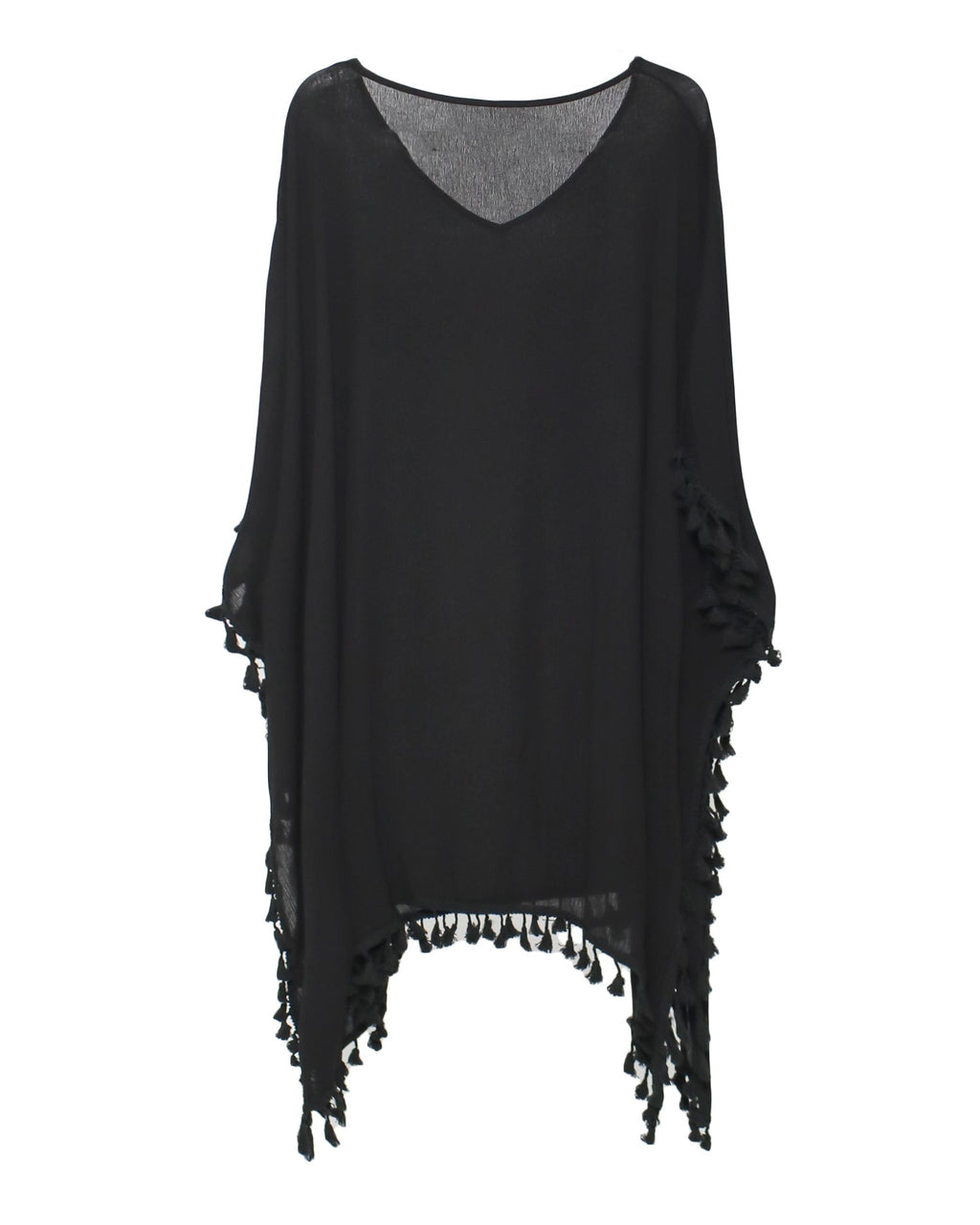 black tassels cover up dress *pre-order*