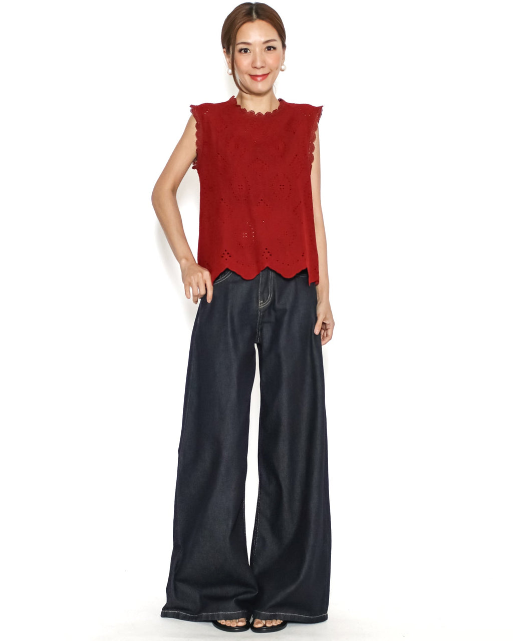 red crochet vest *pre-order*