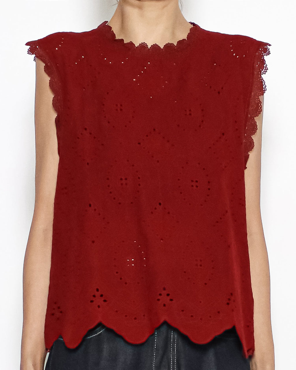 red crochet vest *pre-order*