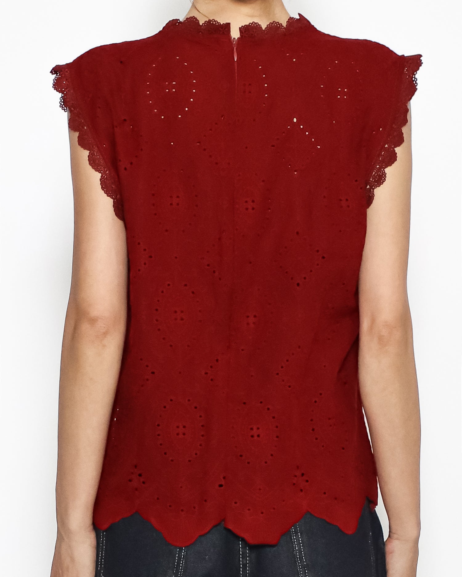 red crochet vest *pre-order*