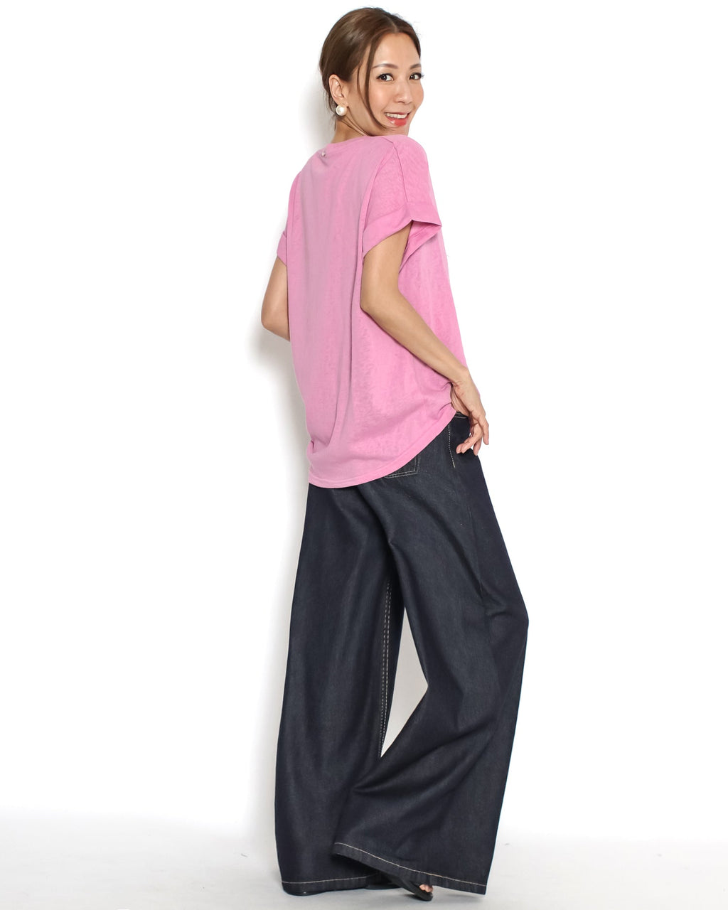 pink fold sleeves tee *pre-order*