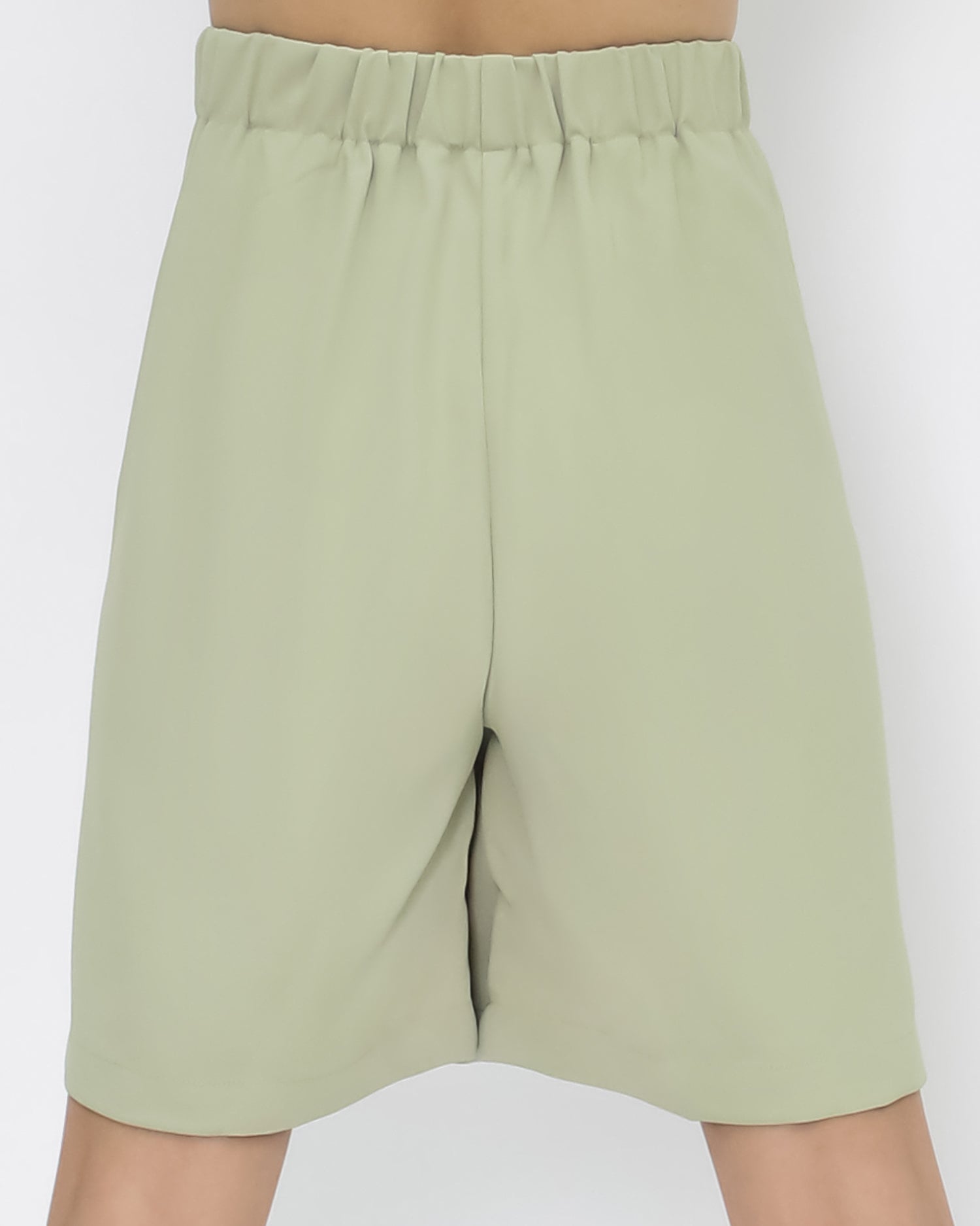 light green chiffon blazer & shorts set *pre-order*