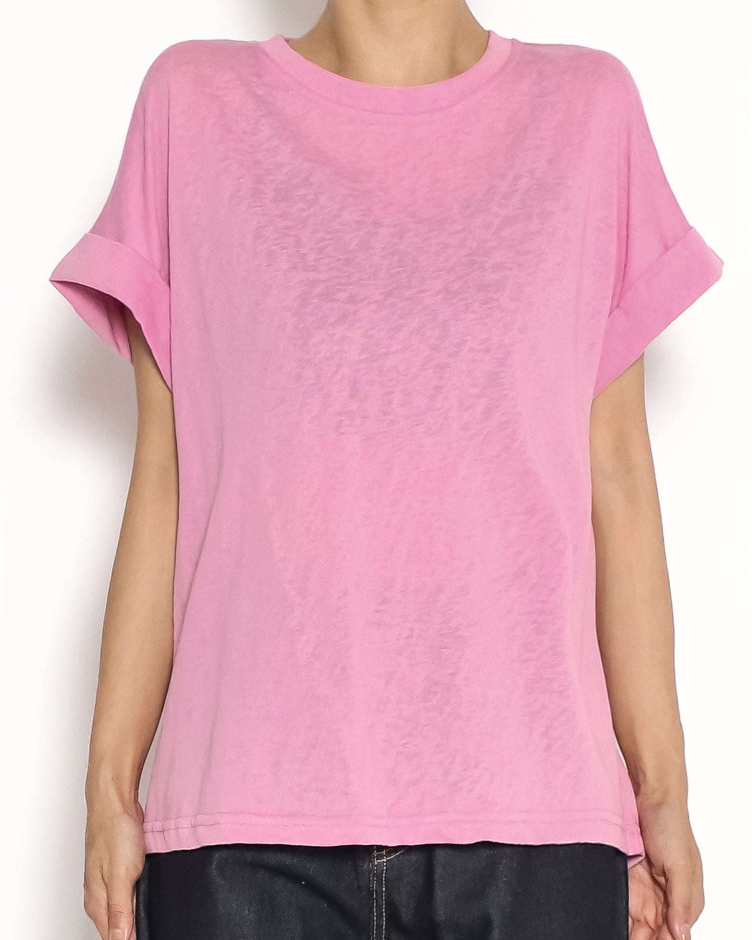 pink fold sleeves tee *pre-order*