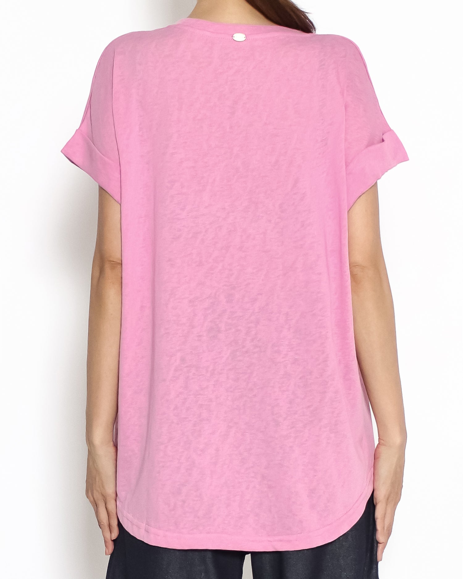 pink fold sleeves tee *pre-order*