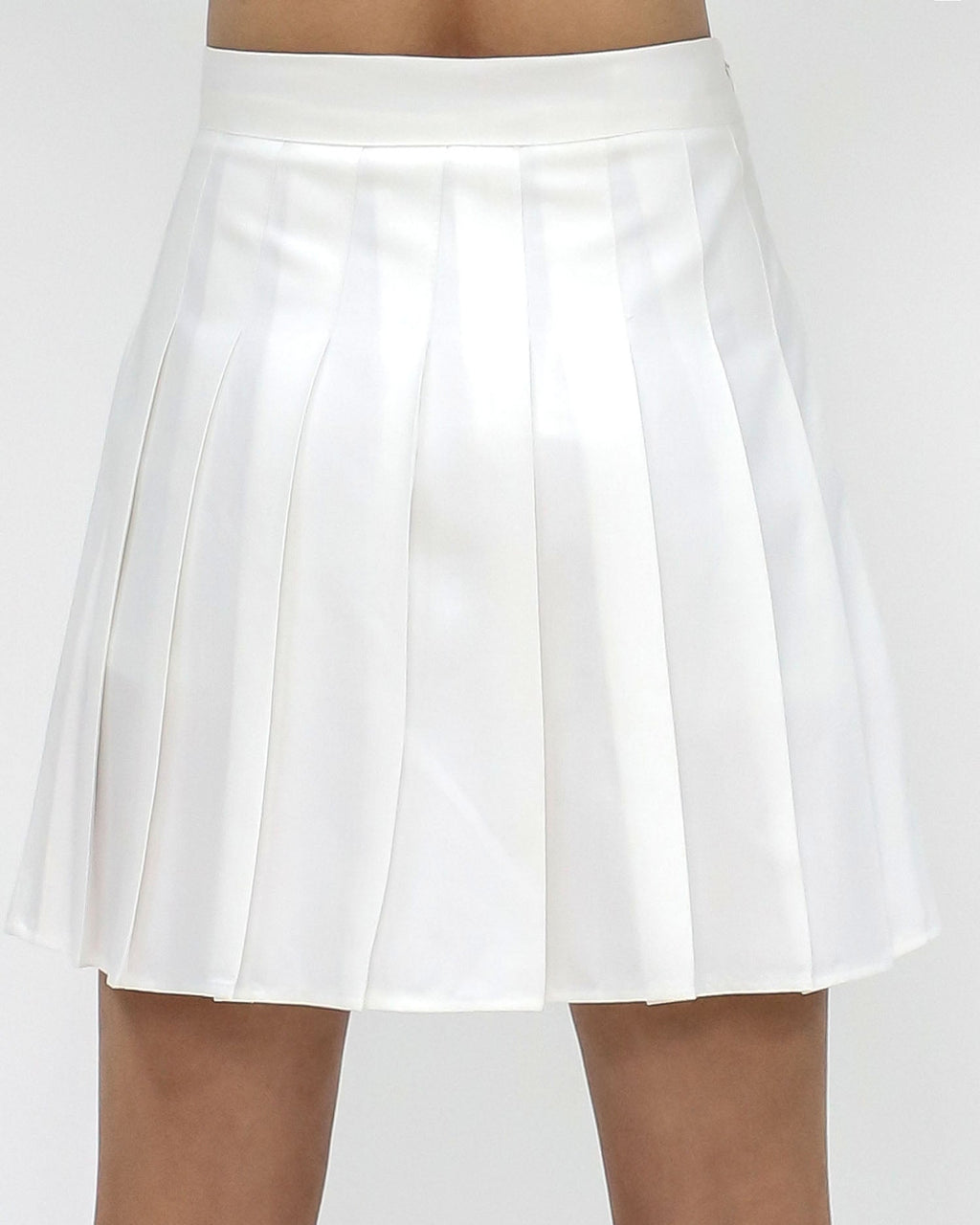 ivory pleats crepe skorts -S