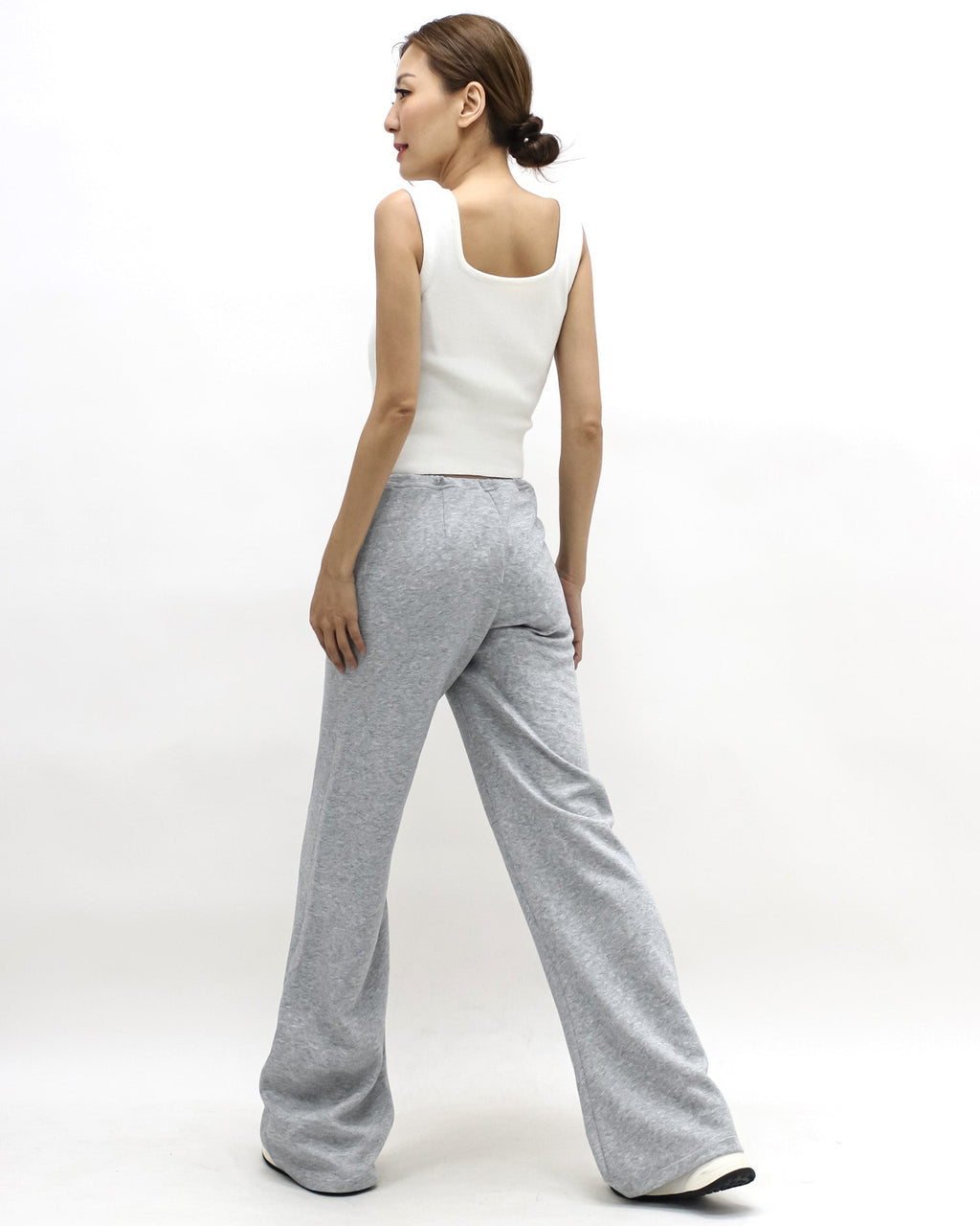 marl grey flare sweat pants *pre-order*