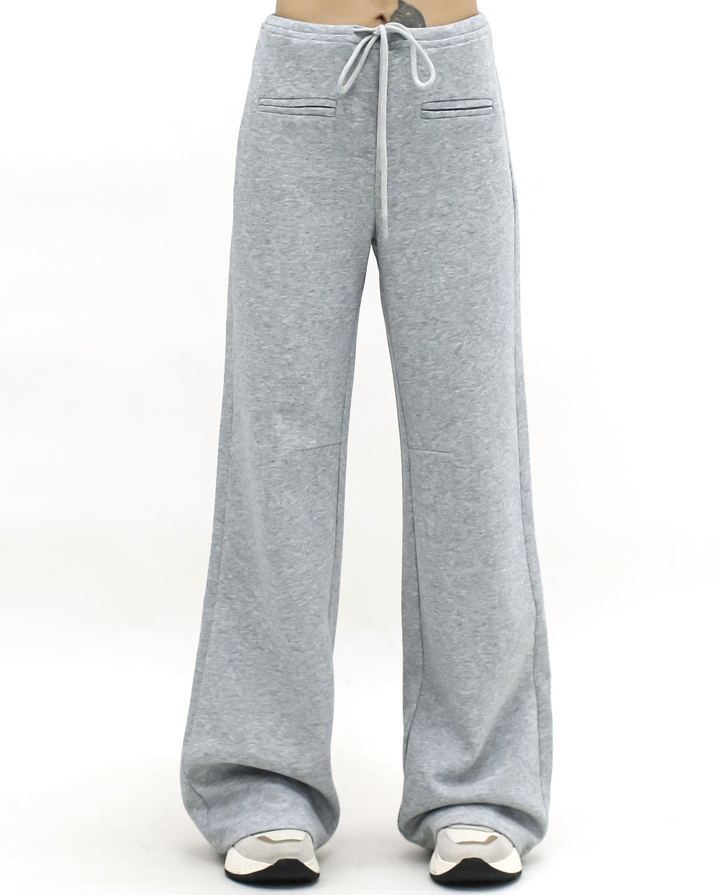 marl grey flare sweat pants *pre-order*