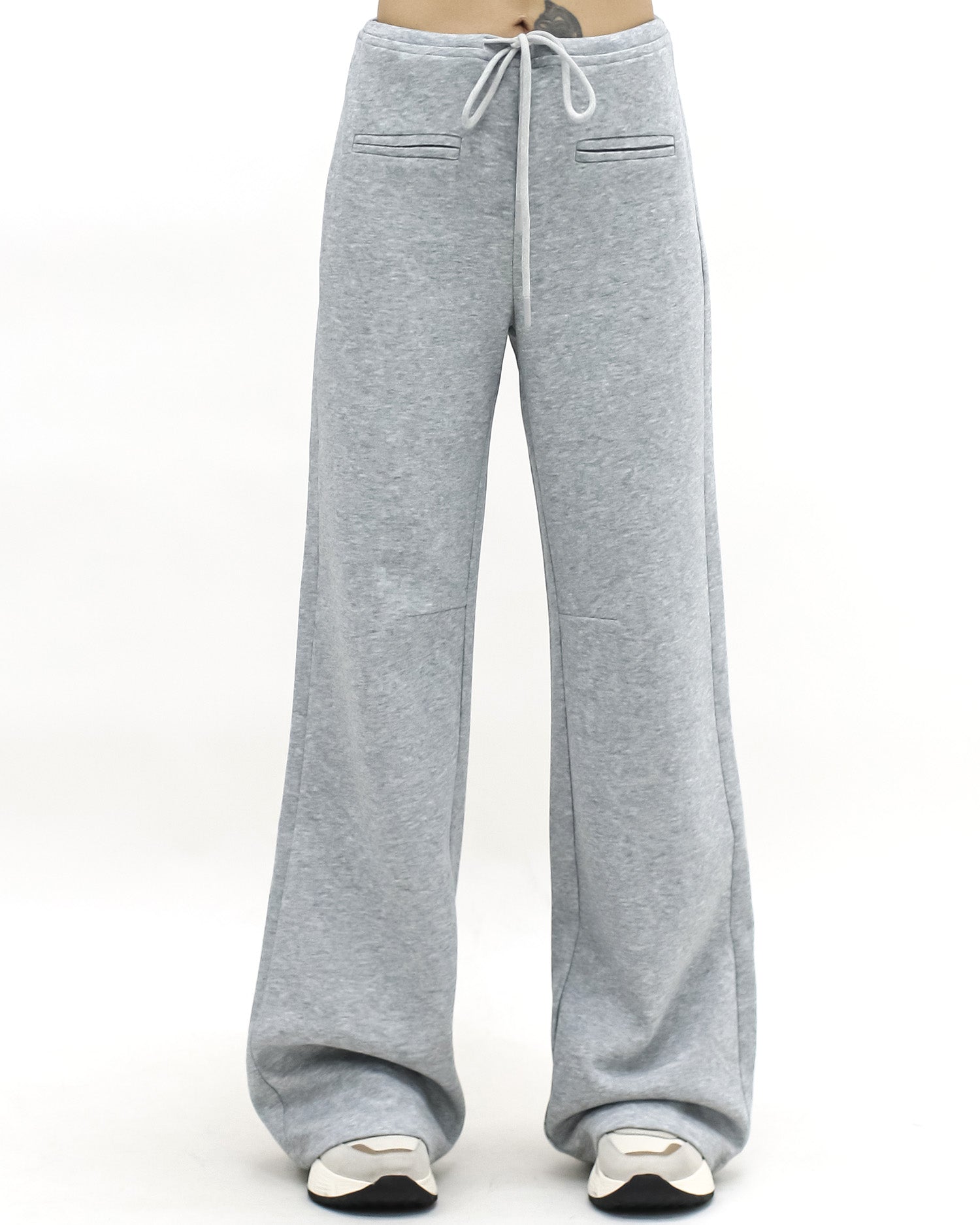 marl grey flare sweat pants *pre-order*