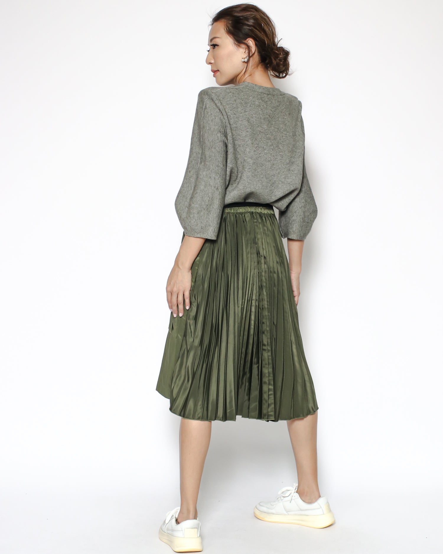 black quilted leather gold buckle belt *pre-order*