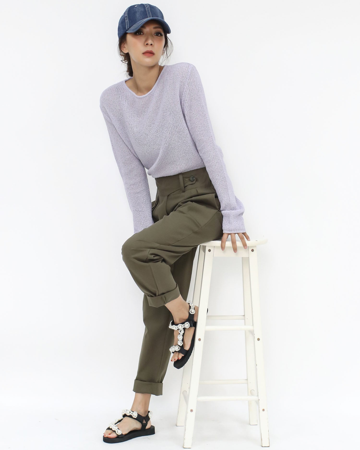 washed denim cap *pre-order*