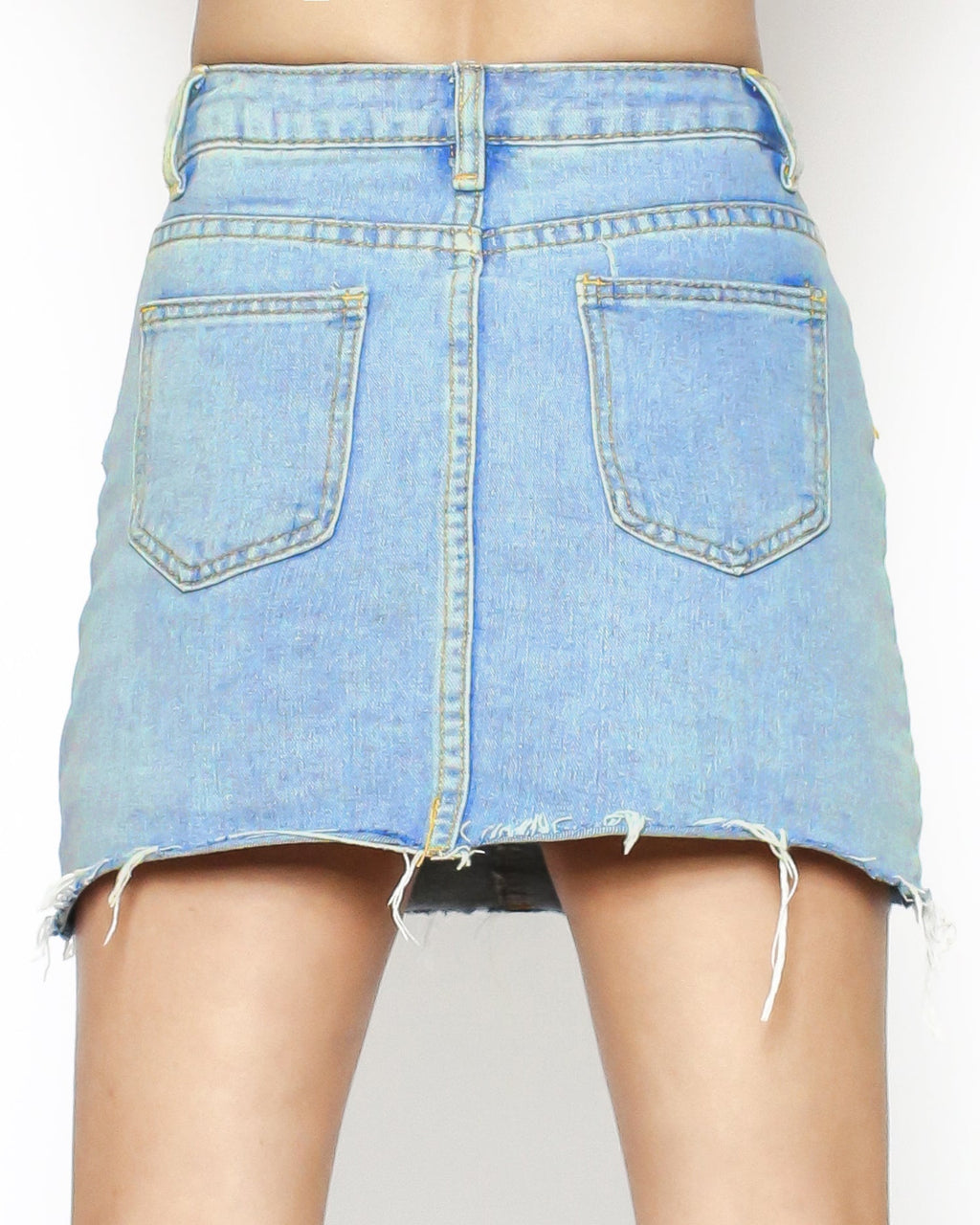 blue denim skort *pre-order*