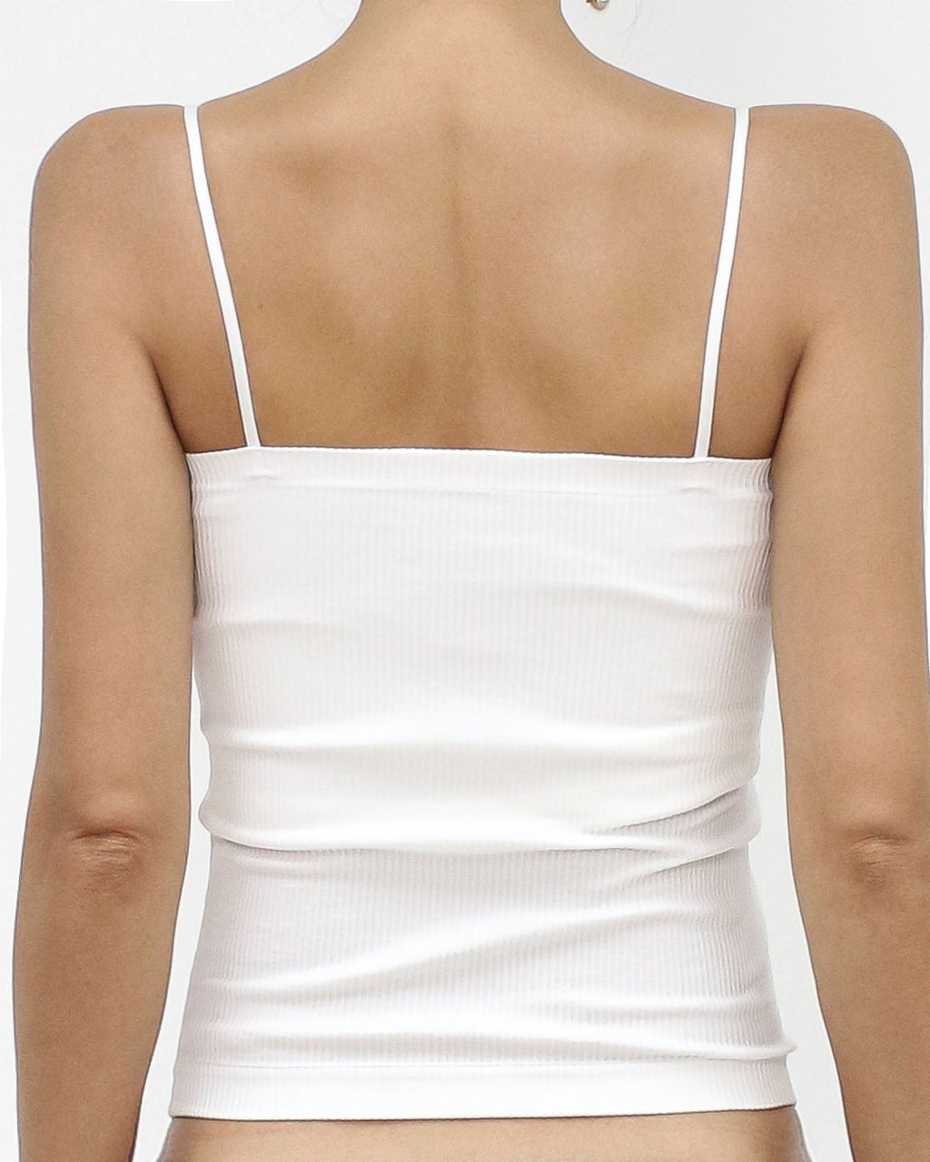 ivory ottoman strappy bra vest *pre-order*