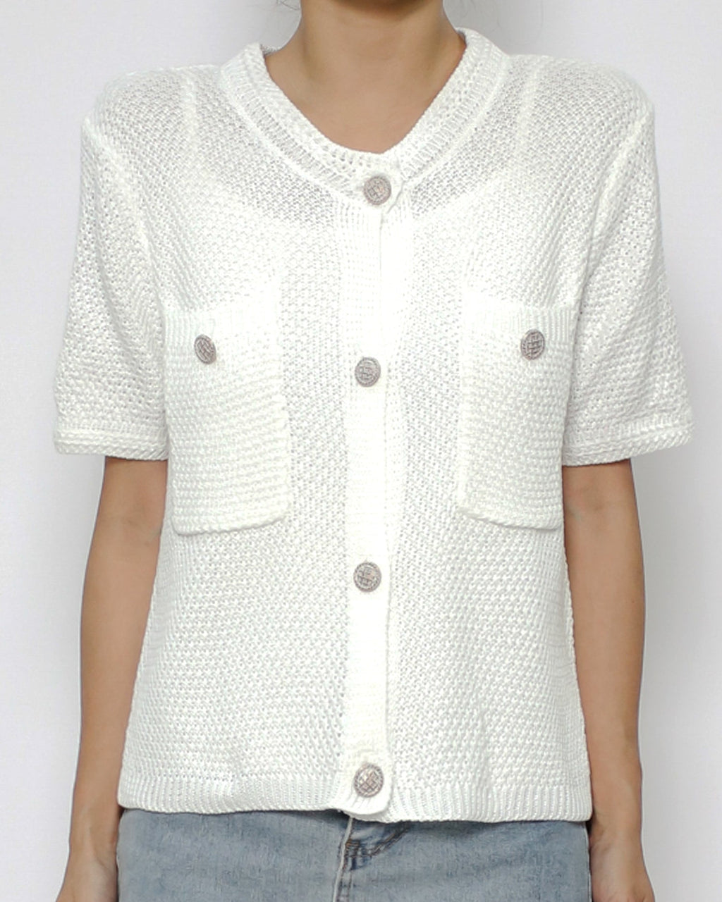 ivory pockets cardigan *pre-order*