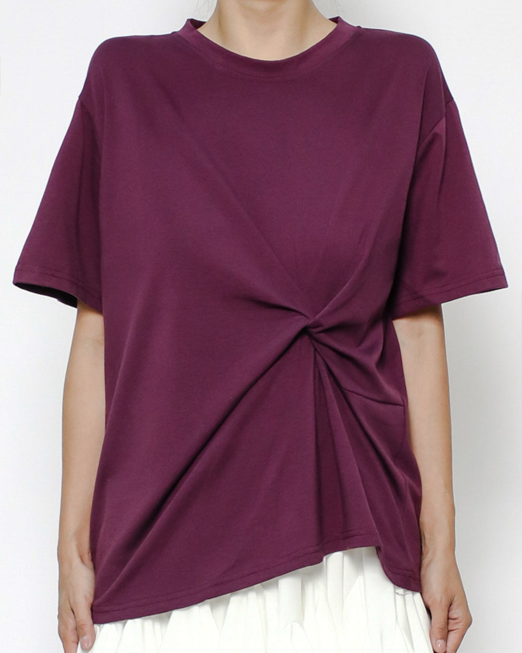 purple twisted tee *pre-order*