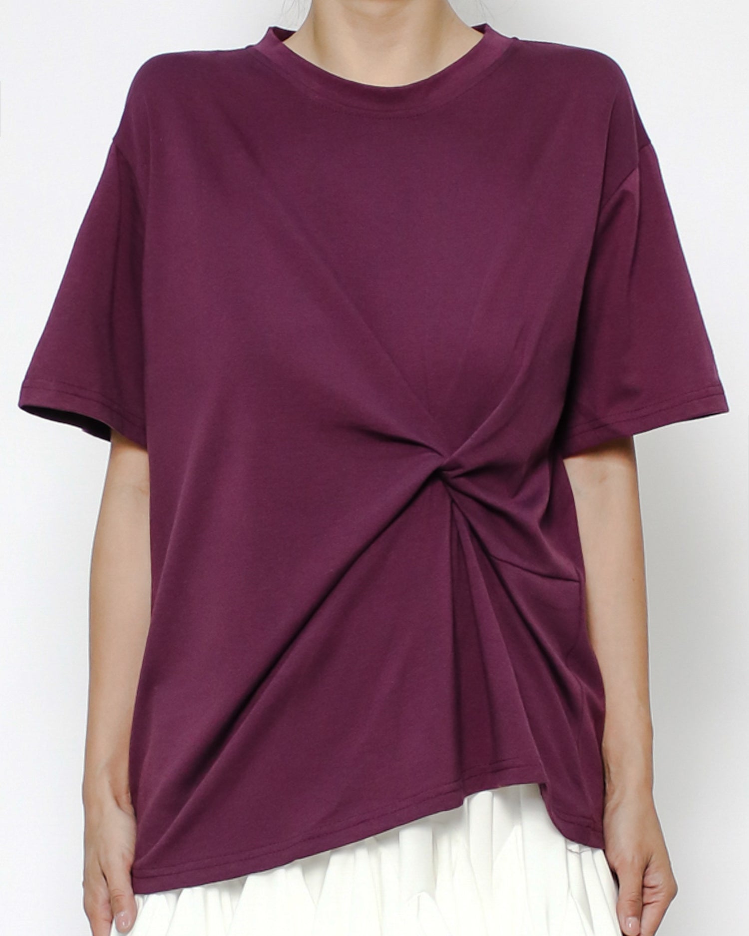 purple twisted tee *pre-order*