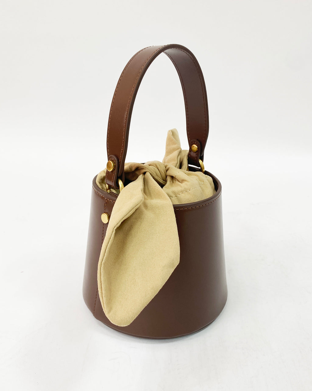 brown leather bucket bag *pre-order*