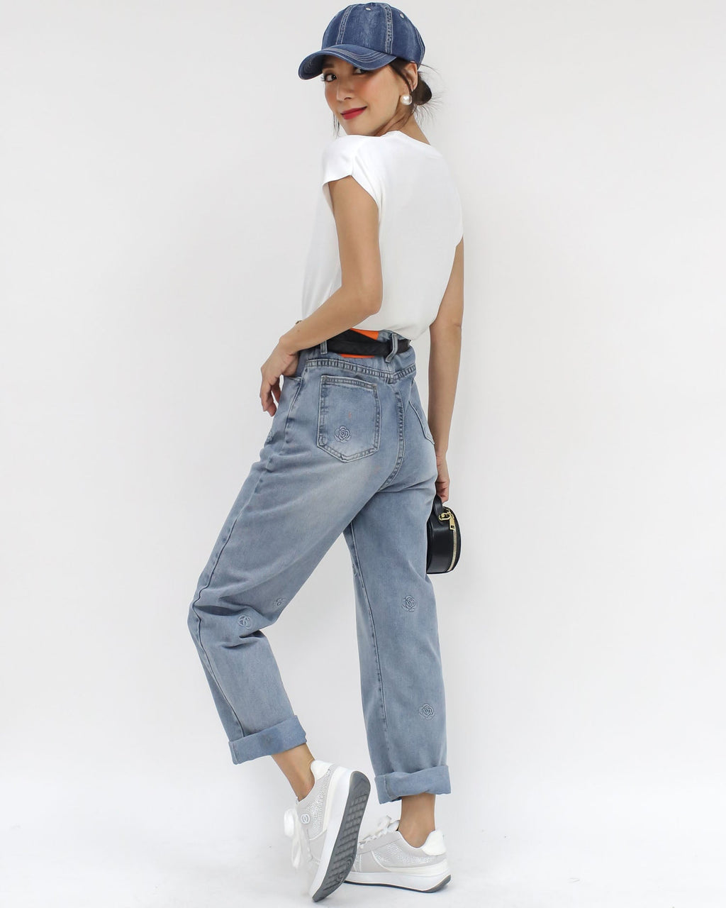 ivory fine knitted basic top