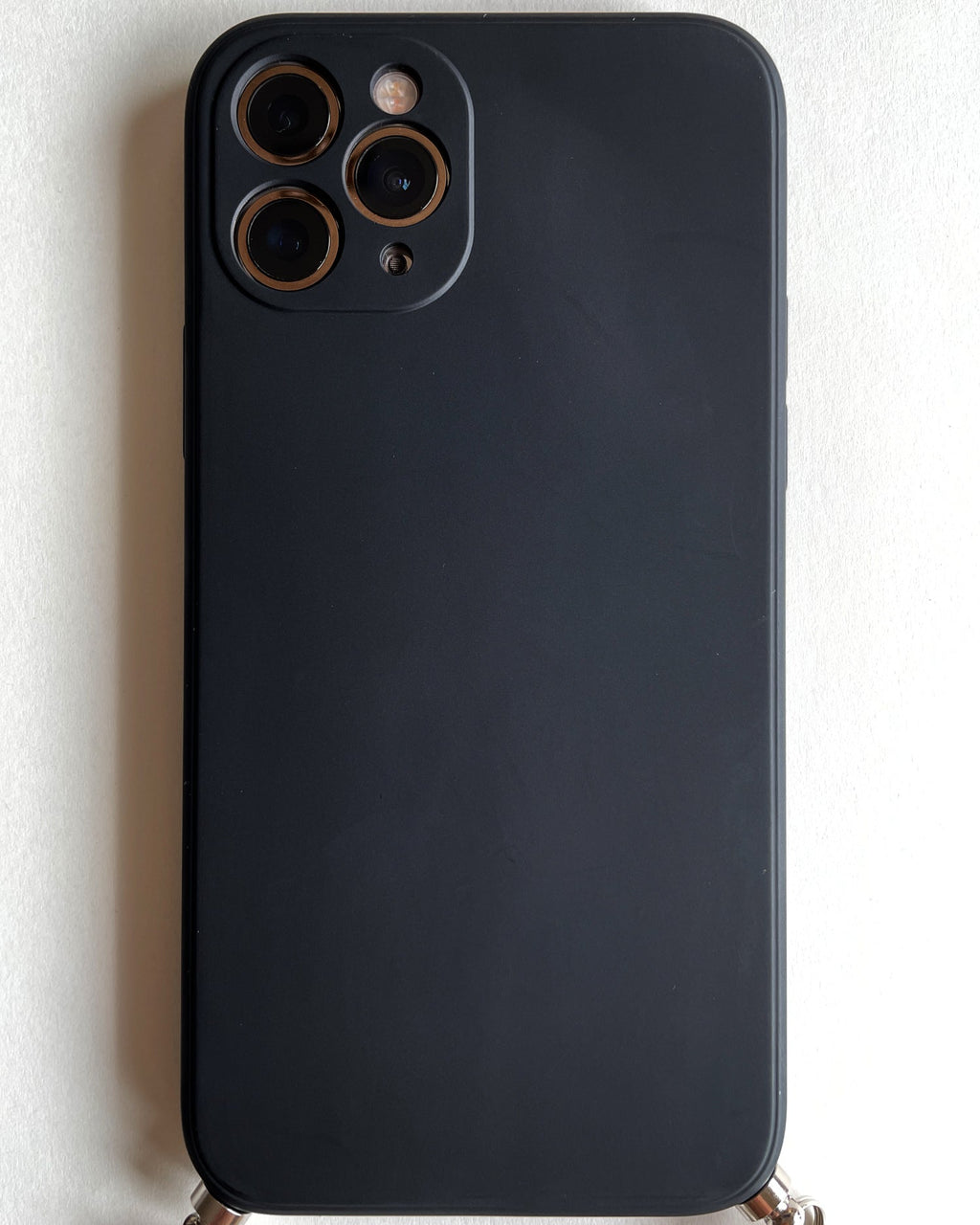 black silicone pearls straps phone case *pre-order*