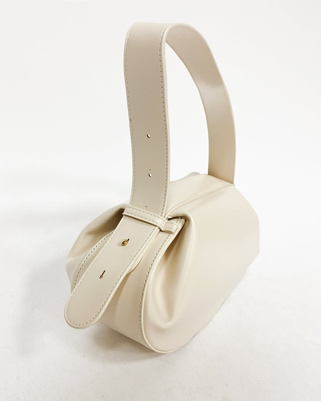 ivory PU leather handle bag *pre-order*