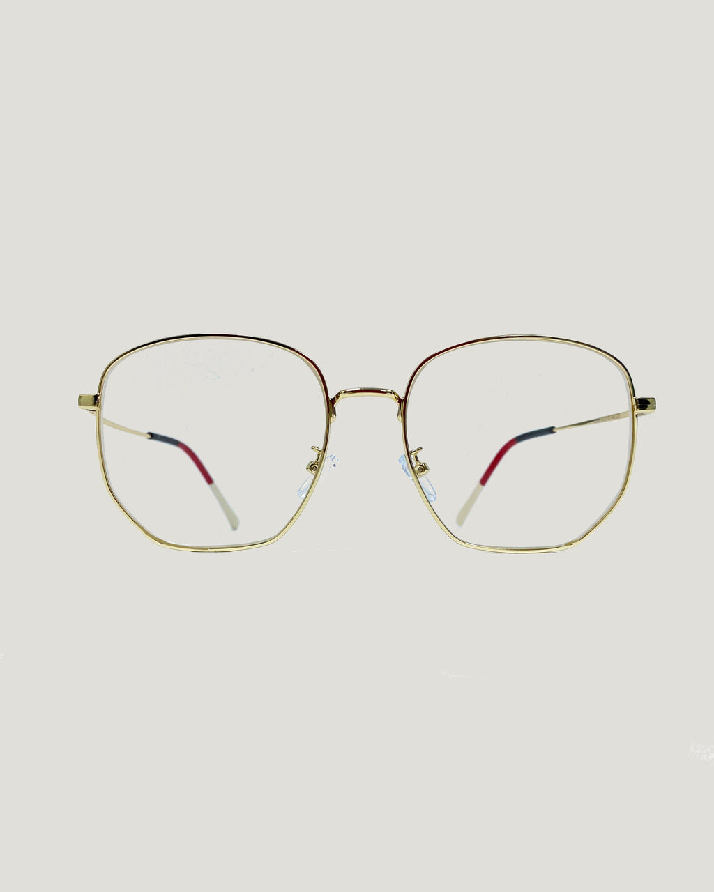 gold square frame glasses *pre-order*