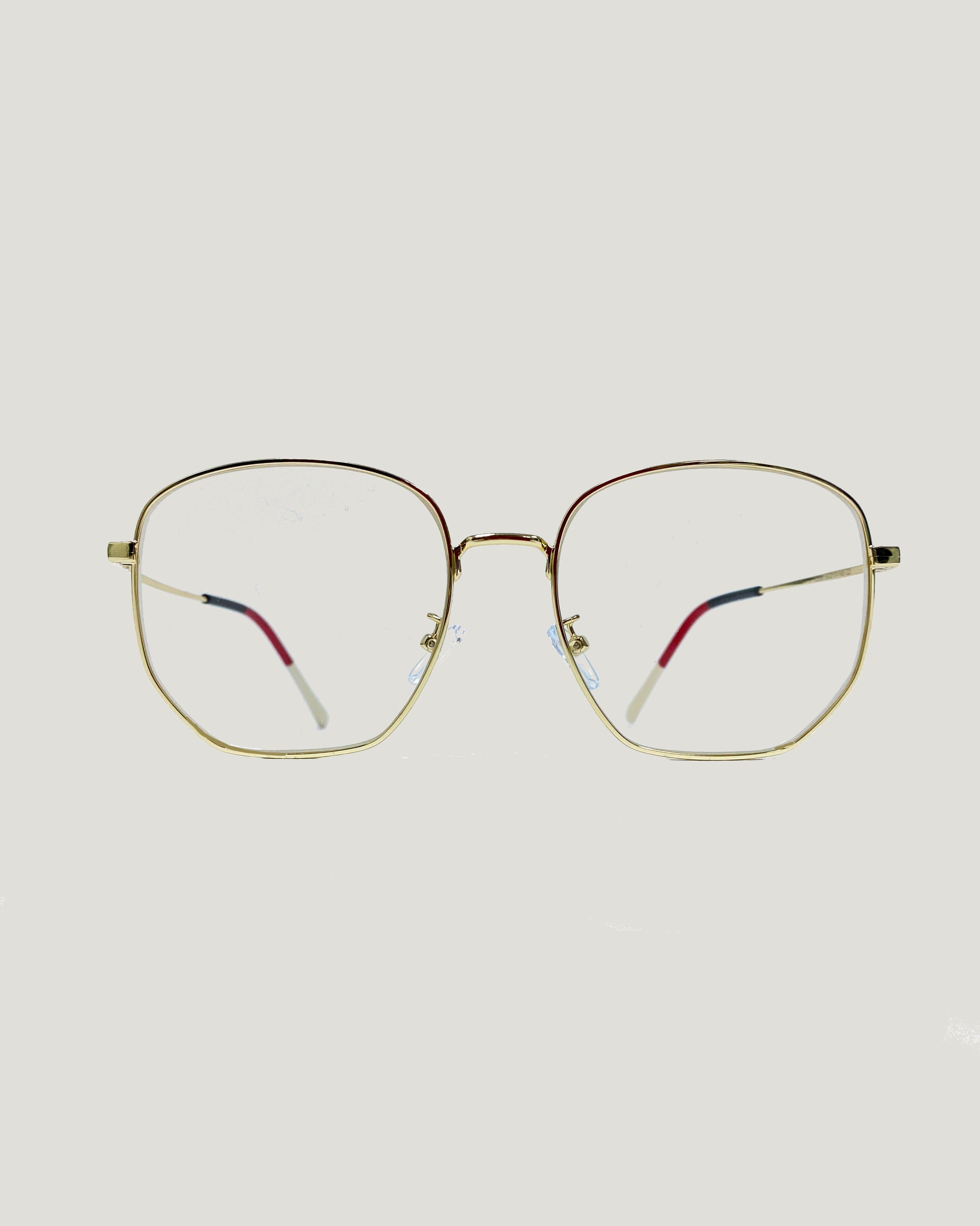 gold square frame glasses *pre-order*
