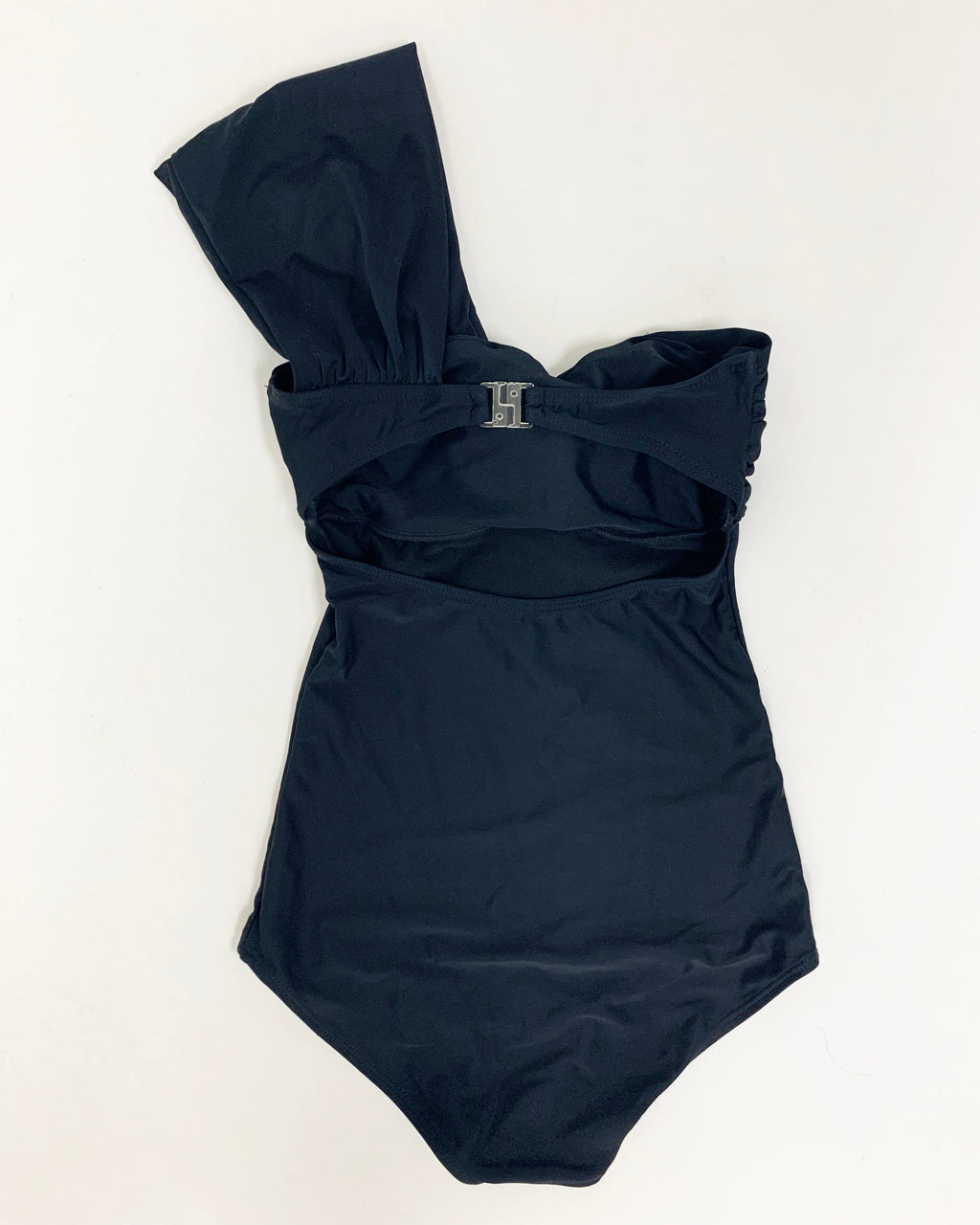 black one shoulder one piece swimwear *pre-order*
