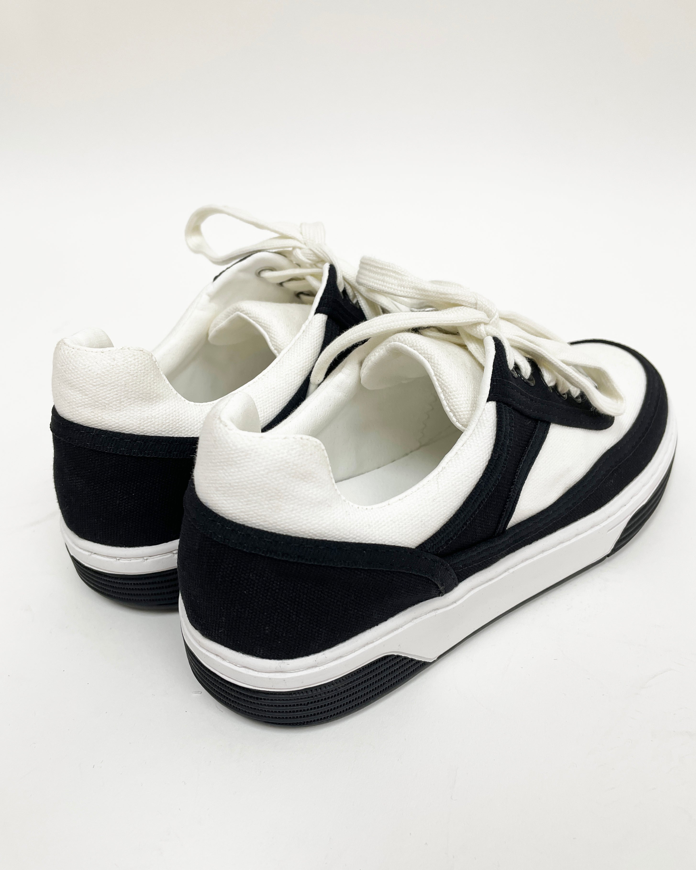 black & ivory sneakers - 39 / 40