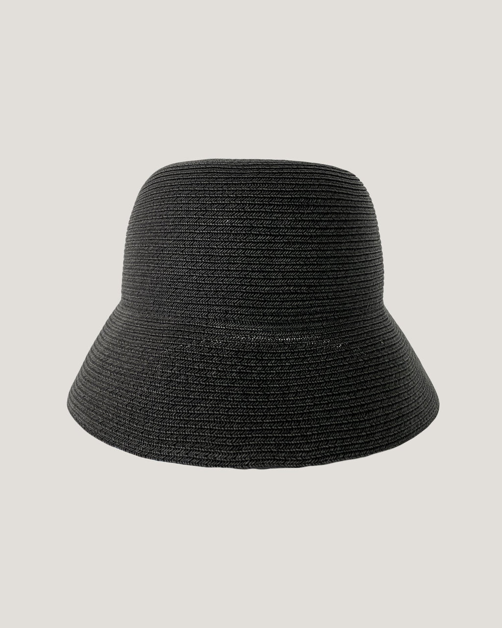 black straw bucket hat *pre-order*
