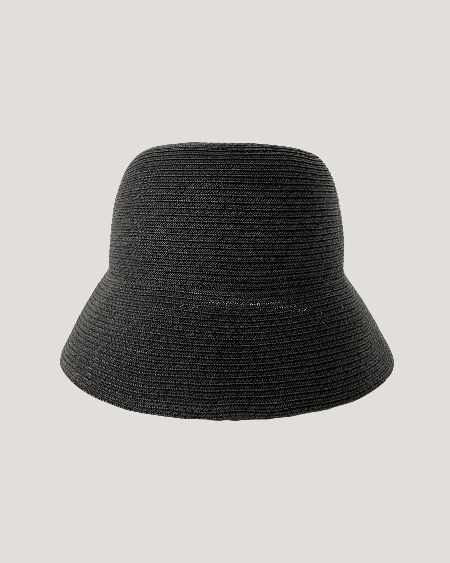 black straw bucket hat *pre-order*