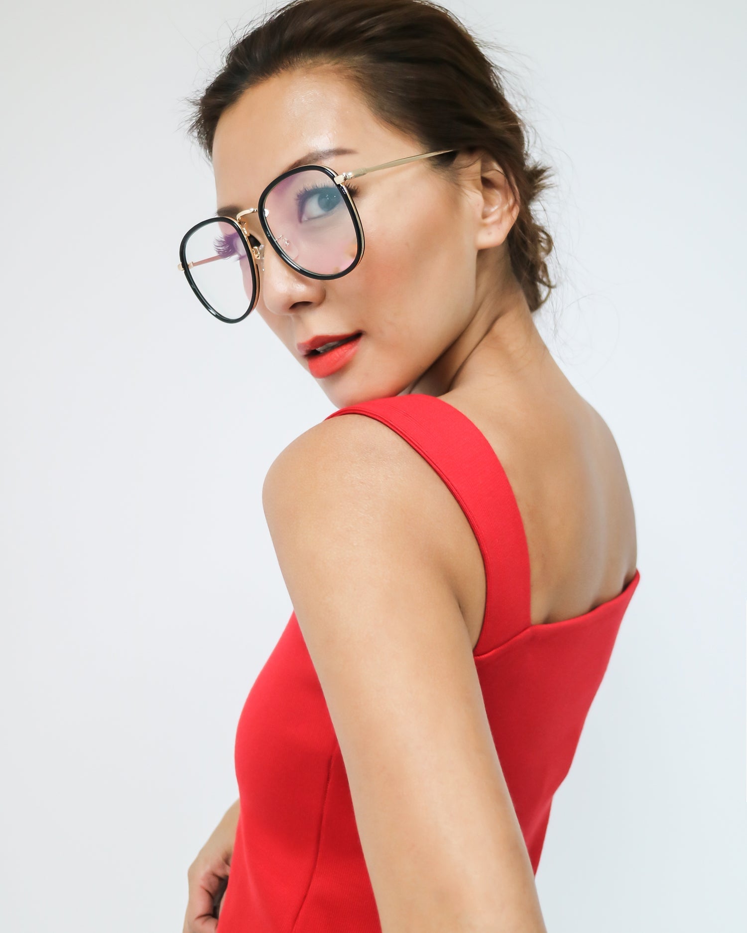 black round glasses with clear lens *pre-order*