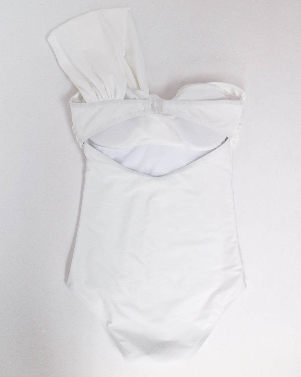 ivory one shoulder one piece swimwear *pre-order*